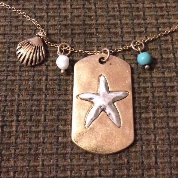 Starfish Ocean Lover Charm Necklace Jewelry - Picture 7 of 9