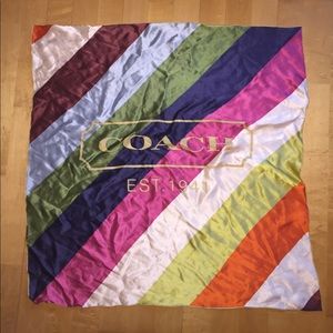 XL Coach Silk Legacy Scarf