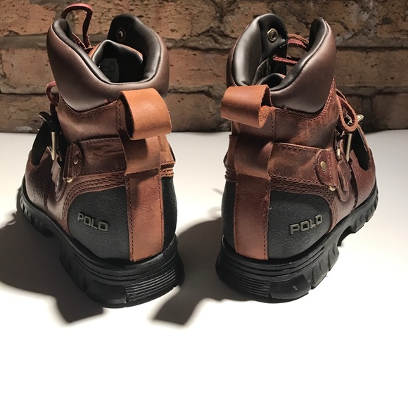 ralph lauren steel toe boots