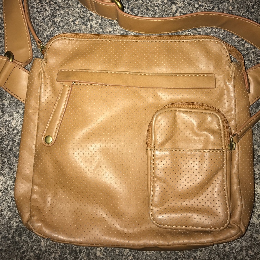 Tan colored crossbody - Mexx