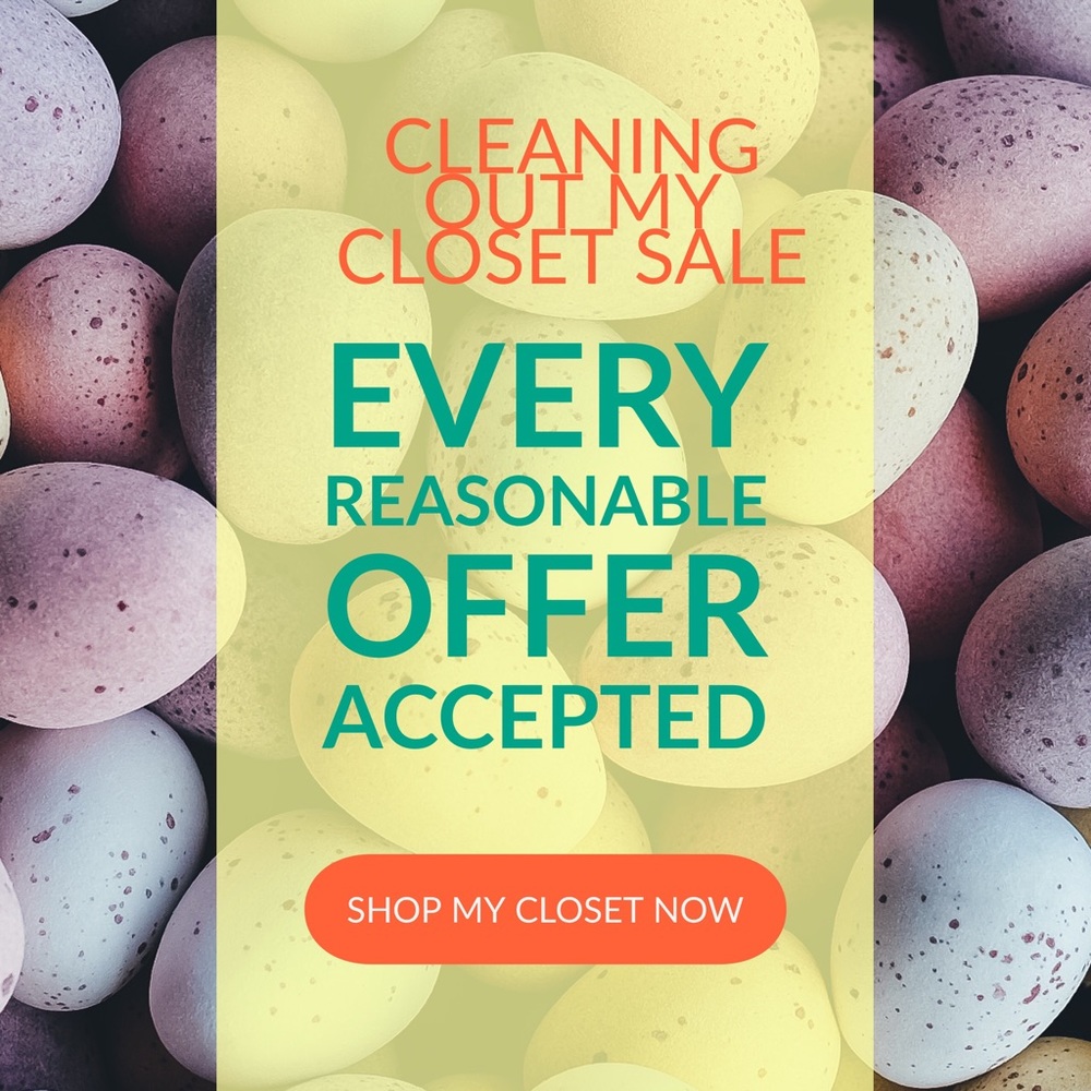 Closet clean out sale