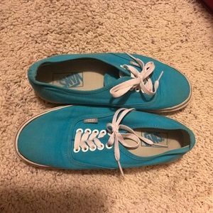 Blue vans size 9