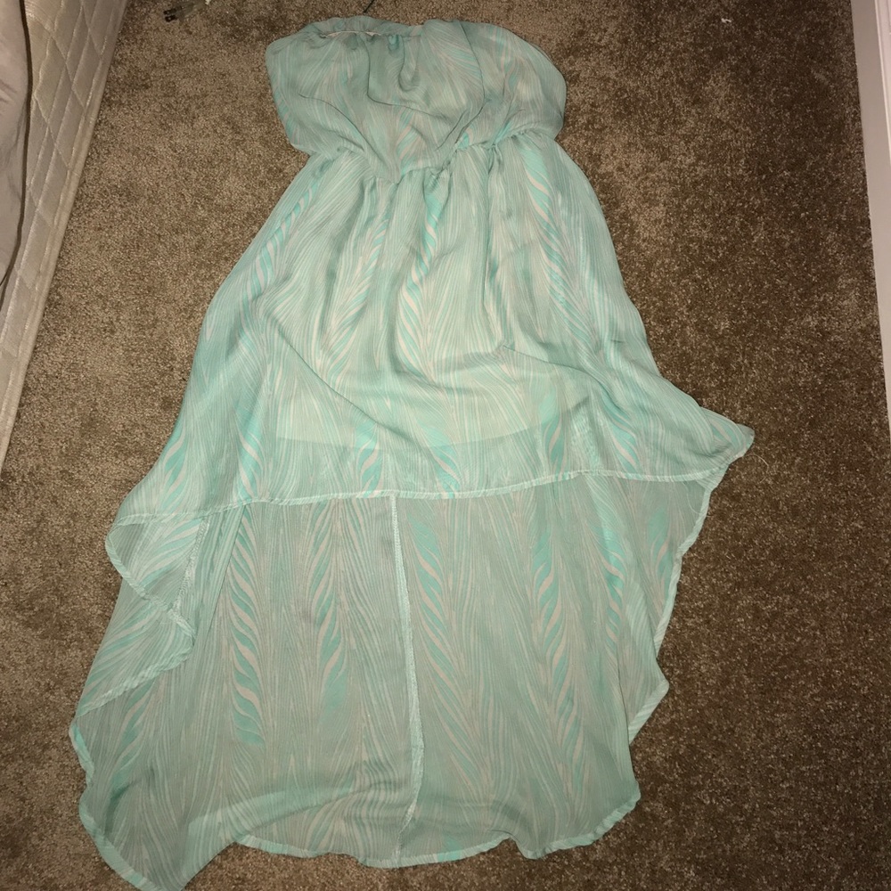 Teal dress