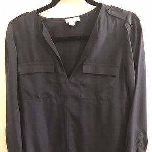 Joie navy blouse