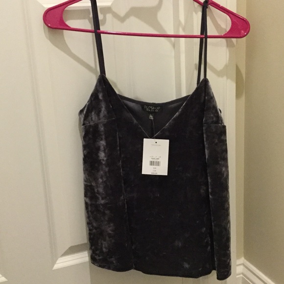 Topshop velvet swing camisole - Picture 2 of 5