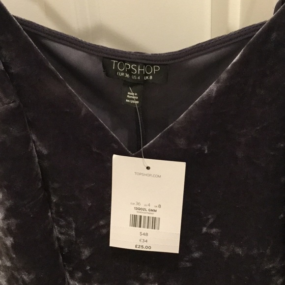 Topshop velvet swing camisole - Picture 3 of 5