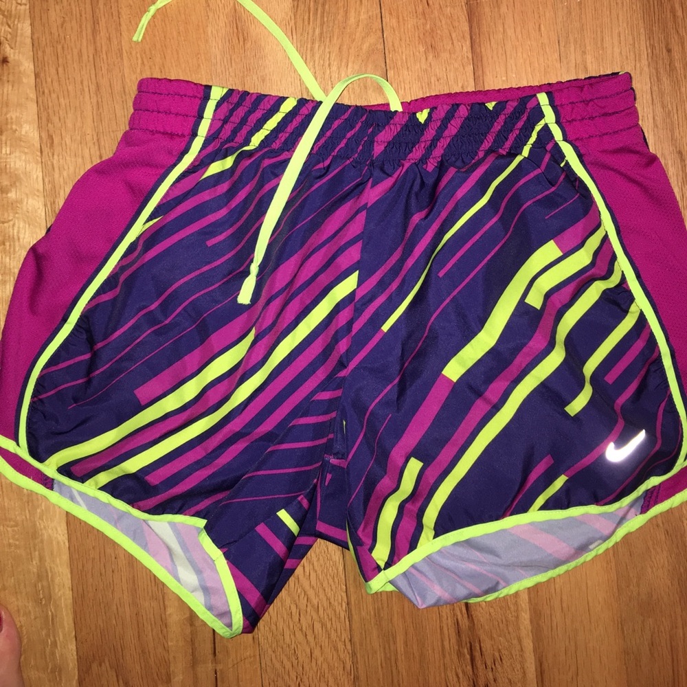 2 pairs of Multicolored Nike exercise shorts