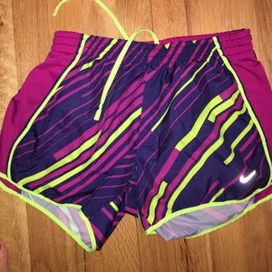 2 pairs of Multicolored Nike exercise shorts