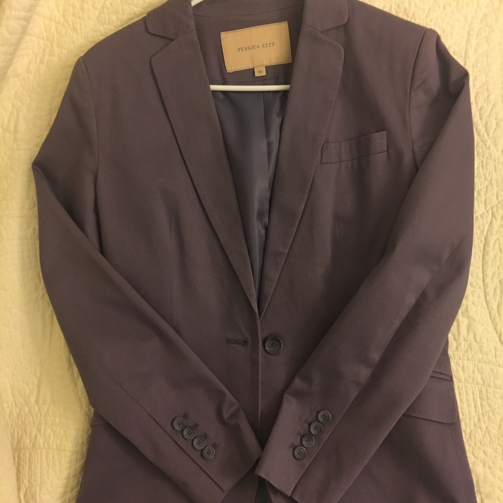 Fancy purple blazer