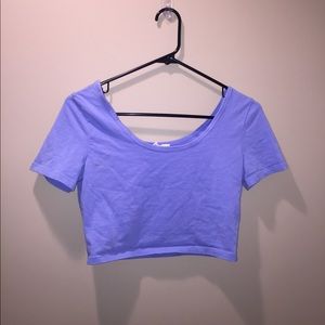 Cute lavender crop top