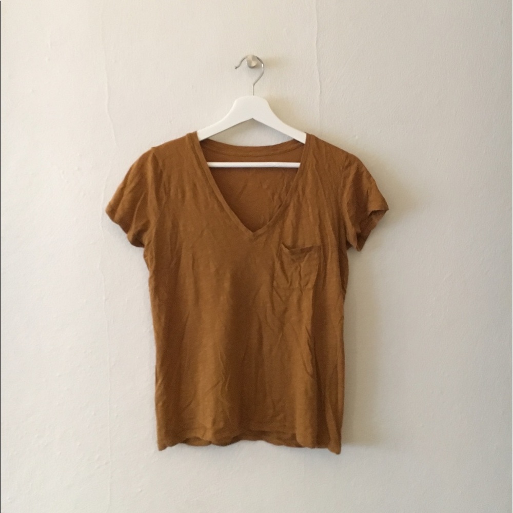 Madewell v neck tee