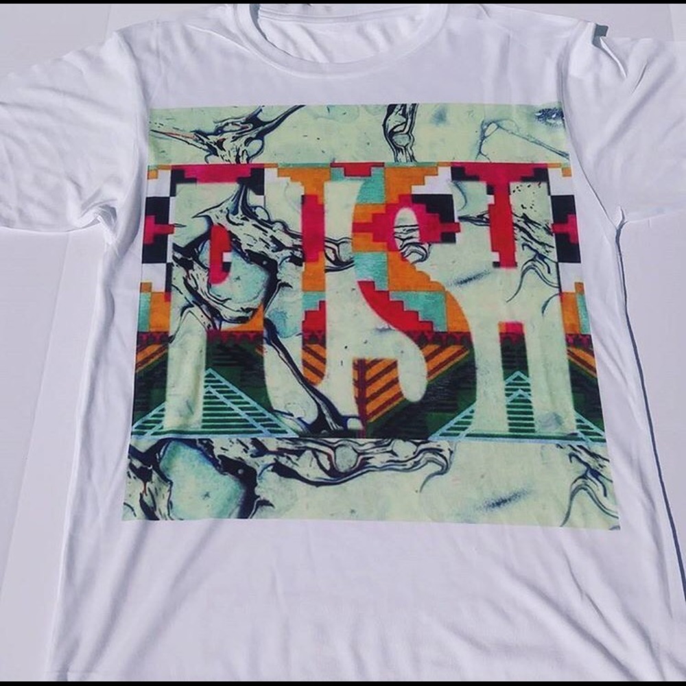 Melting colors Logo T-shirt