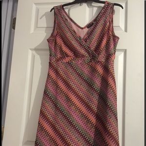NY&Co Multicolored dress 👗 Large 👗 Sleeveless