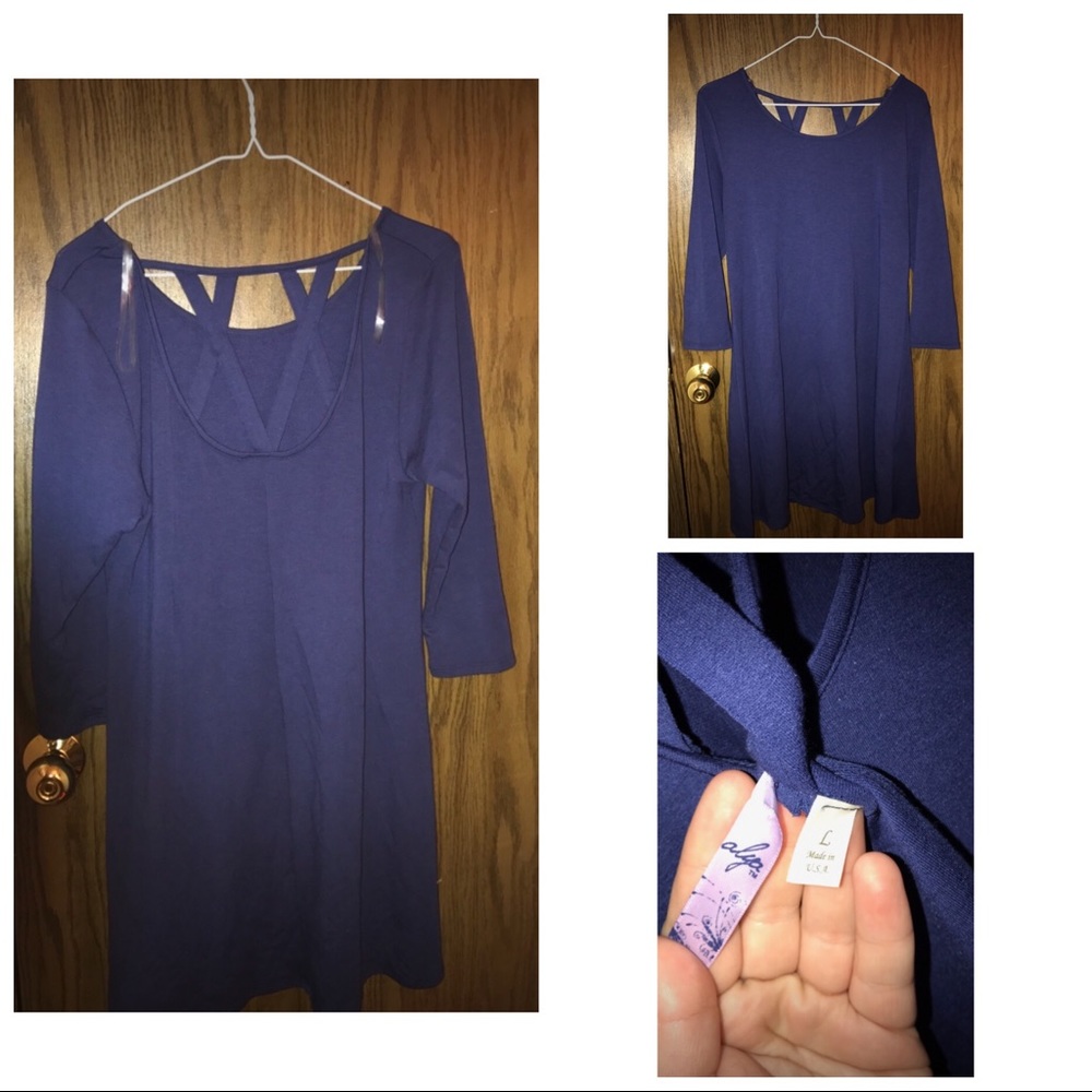 Navy blue Francesca's dress