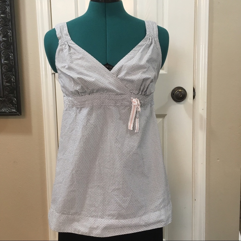Tommy Hilfiger summer blouse polka dot sleeveless