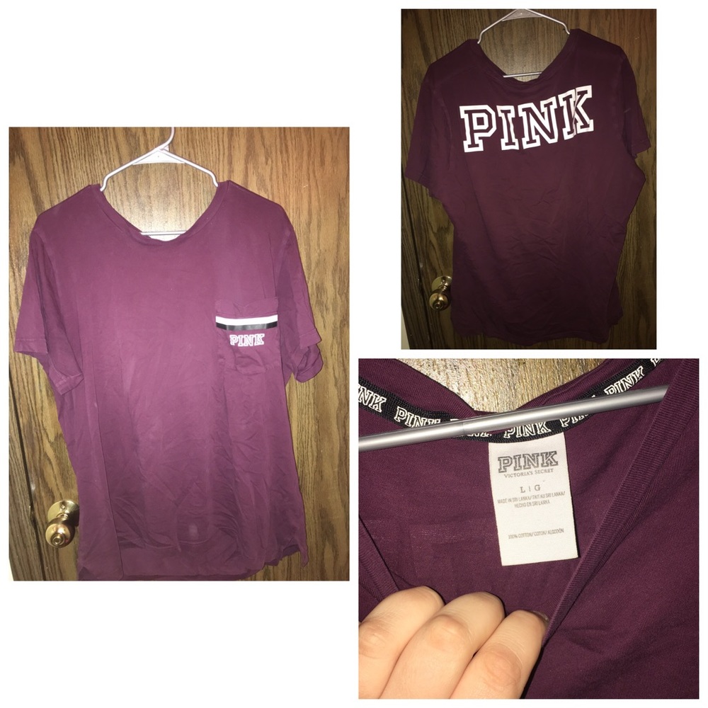 Maroon Pink shirt