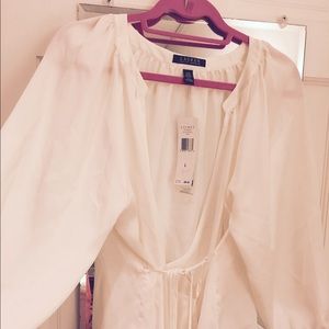 Ralph Lauren silk wrap blouse