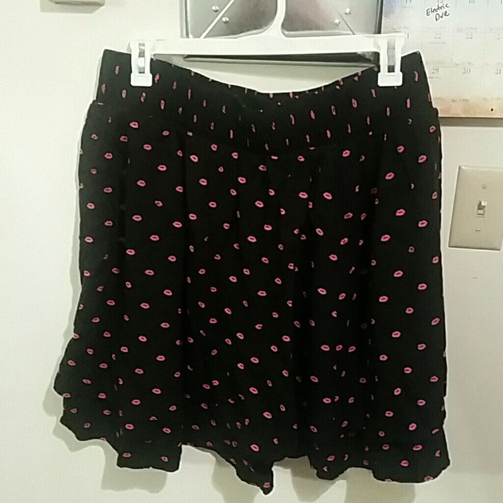Hot Pink Lips Skirt