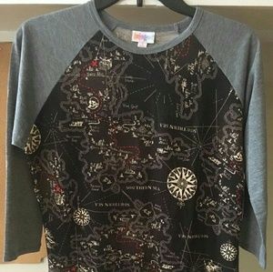 UNICORN NWT Lularoe Randy S Pirate, Map, Disney.