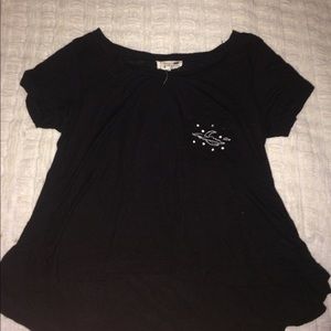 LA hearts black crop top