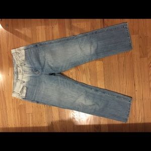 Levis Women's Orange Tab High Rise Straights!