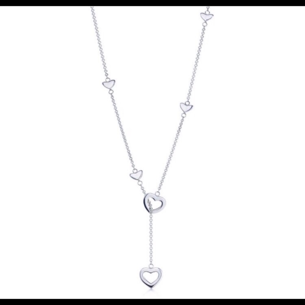 Tiffany and Co. Sterling Silver Heart Necklace
