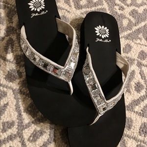 Yellow Box Flip Flop Sandals