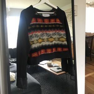 Free people cropped wool sweater