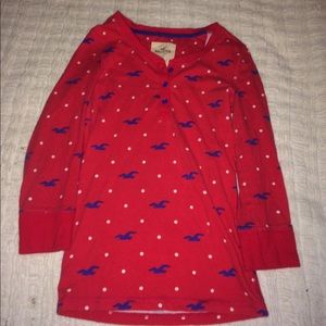 Hollister pajama top