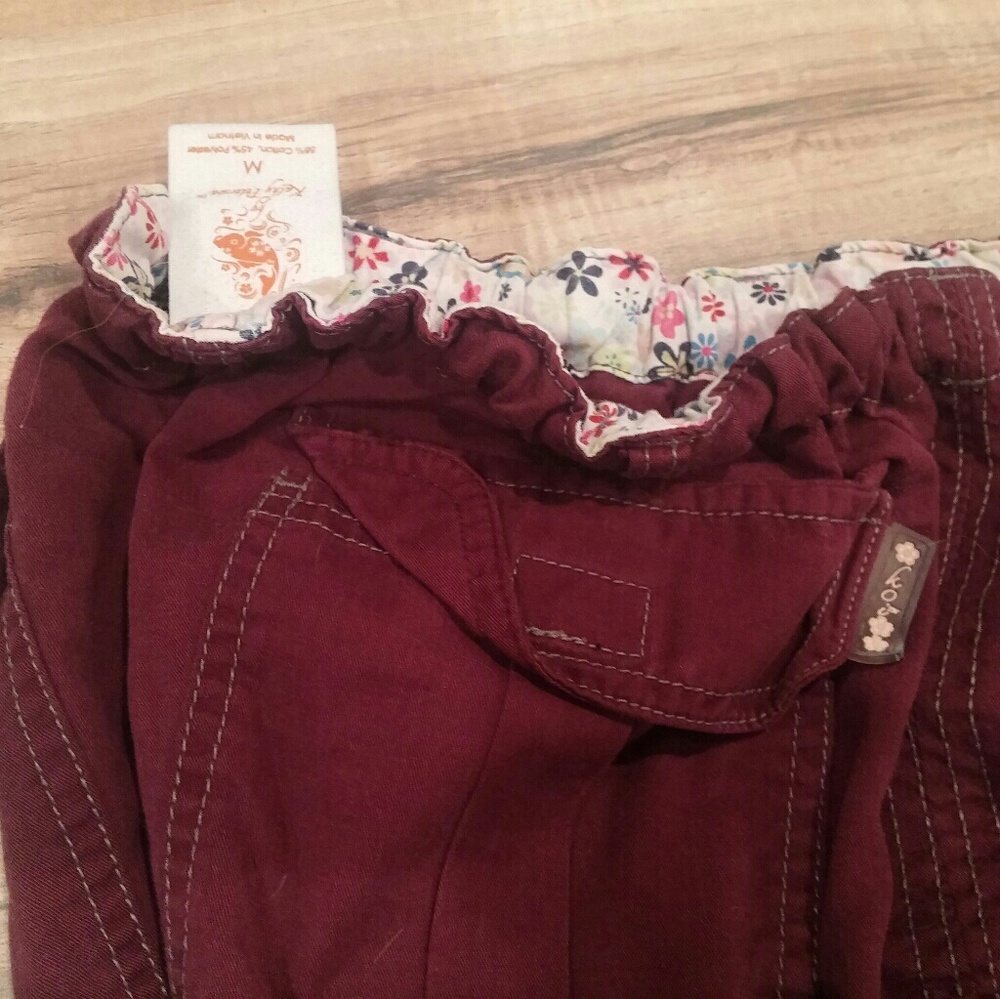 Koi brand, cargo style scrub pants.