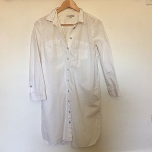 Broadway and Broome white shirt dress