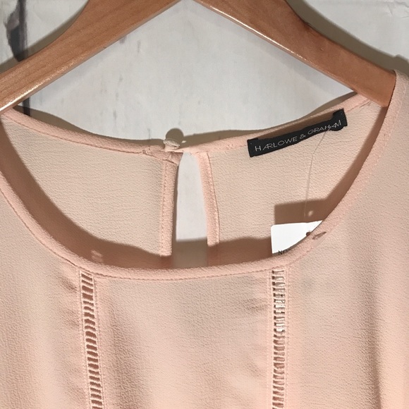 Harlowe & Graham• blouse size:xs NWT - Picture 2 of 6