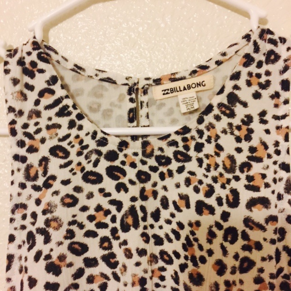 Billabong Cheetah Print Dress - Picture 4 of 5