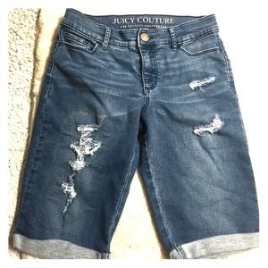 💙juicy couture distress jean short 💙New