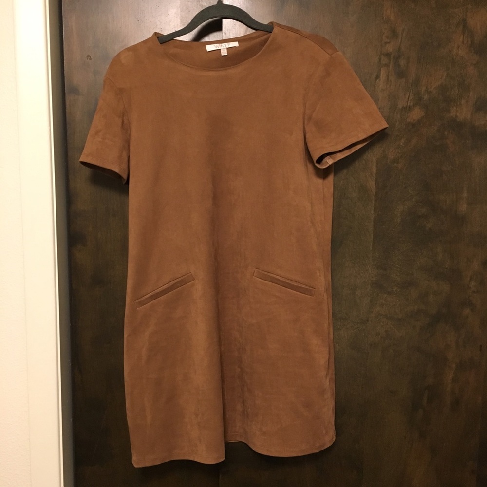 Faux Suede dress - Picture 1 of 4