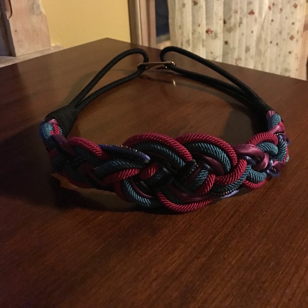 Cord and Beaded Belt