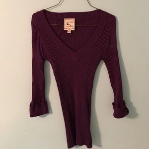 Tight ribbed sweater