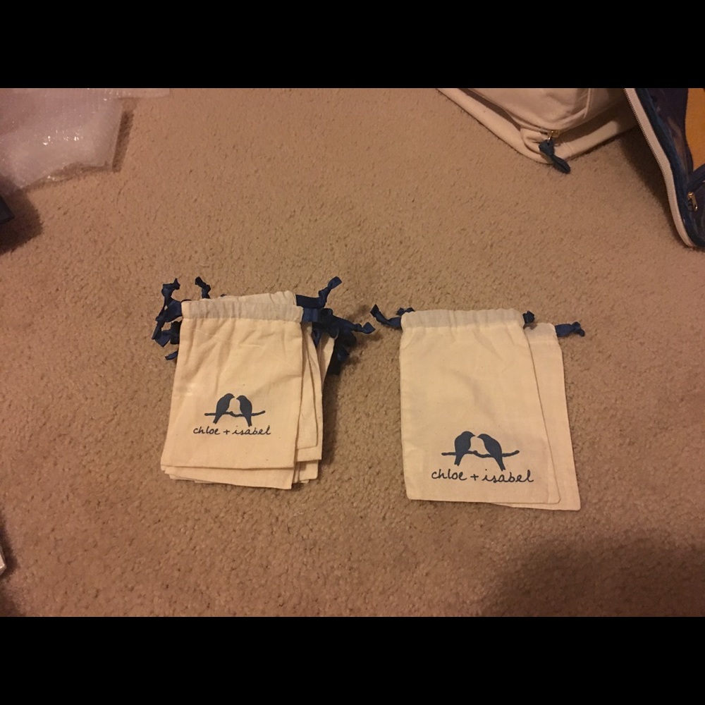 Chloe and isabel dust bags
