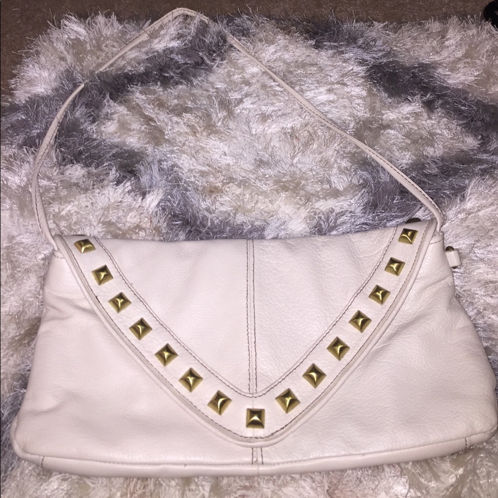 Cream Studded Vince Camuto Purse