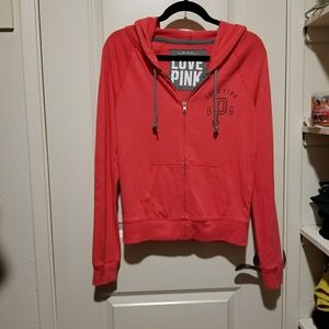 Pink-sweater. Free VS cosmetic bag