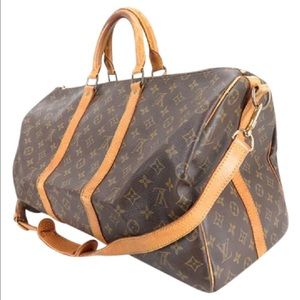 Bandouliere Keepall 50 monogram travel tote