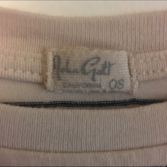 John Galt Striped Ribbed Tee - Picture 3 of 4