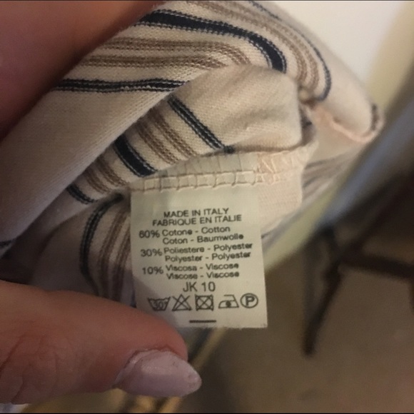 John Galt Striped Ribbed Tee - Picture 4 of 4