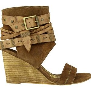 Suede & Leather Wedges