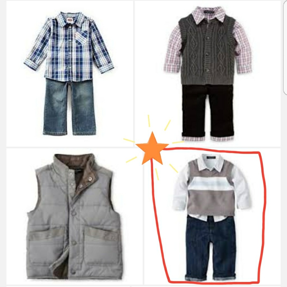 3-piece sweater vest set for your dapper boy