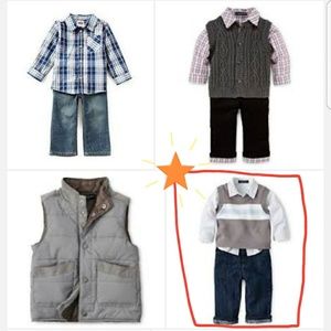 3-piece sweater vest set for your dapper boy