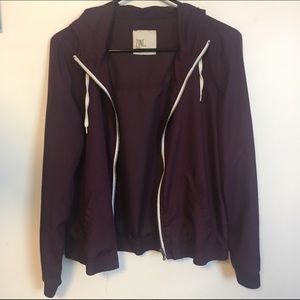 Zine Maroon Windbreaker