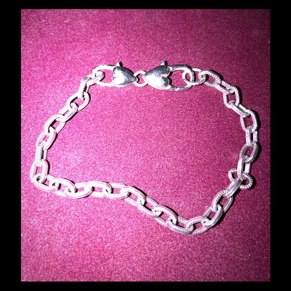 Brighton sterling silver 7 inch charm bracelet