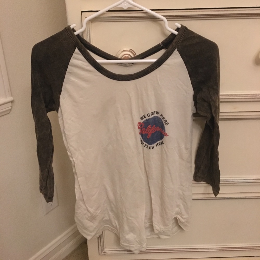 John galt/brandy melville California baseball tee