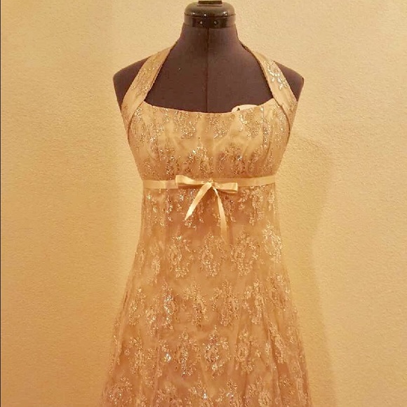 Gold Formal Dress - Picture 1 of 3
